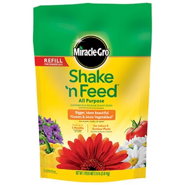 Miracle Gro 110570 Shake & Feed All Purpose Plant Food, 8 lb., Miracle-Gro, Mfr#: MI574624